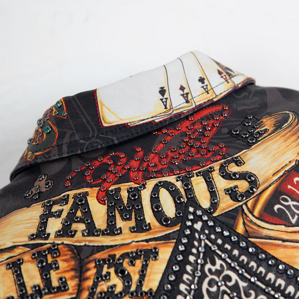 PELLE PELLE HIGH ROLLERS WOMENS CROP JACKET